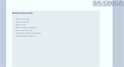 Desktop Screenshot of dev.saxonica.com